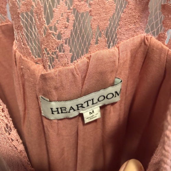 HEARTLOOM NWOT dusty rose cold shoulder dress - Picture 3 of 5